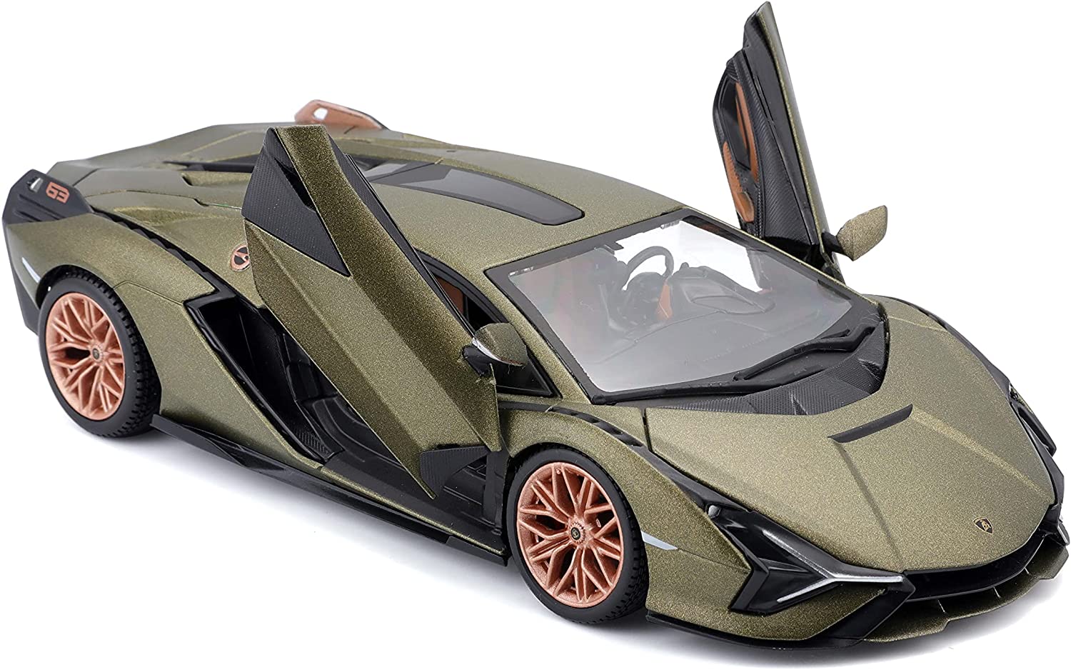 Bburago Lamborghini Sian FKP Green 1:24 Die Cast