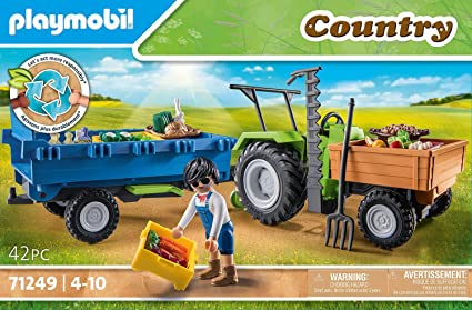Playmobil Harvester Tractor with Trailer