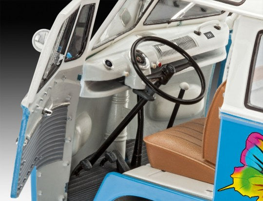 VW T1 Samba Bus Flower Power 1:24 Scale Kit
