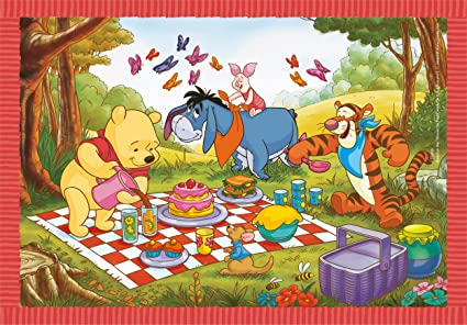 Clementoni Winnie the Pooh 4 in 1 Jigsaw