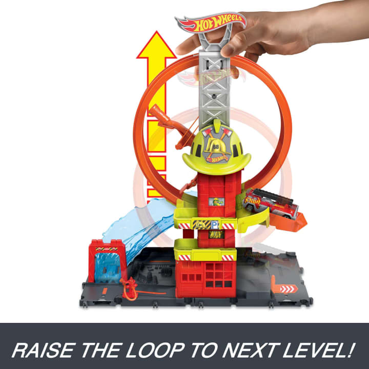 Hot Wheels City Super Fire Station Play Set