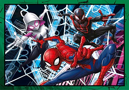 Clementoni Spiderman 4 in 1 Jigsaw Puzzle