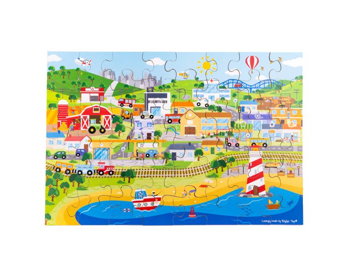 Transport Town 48 piece Floor Puzzle