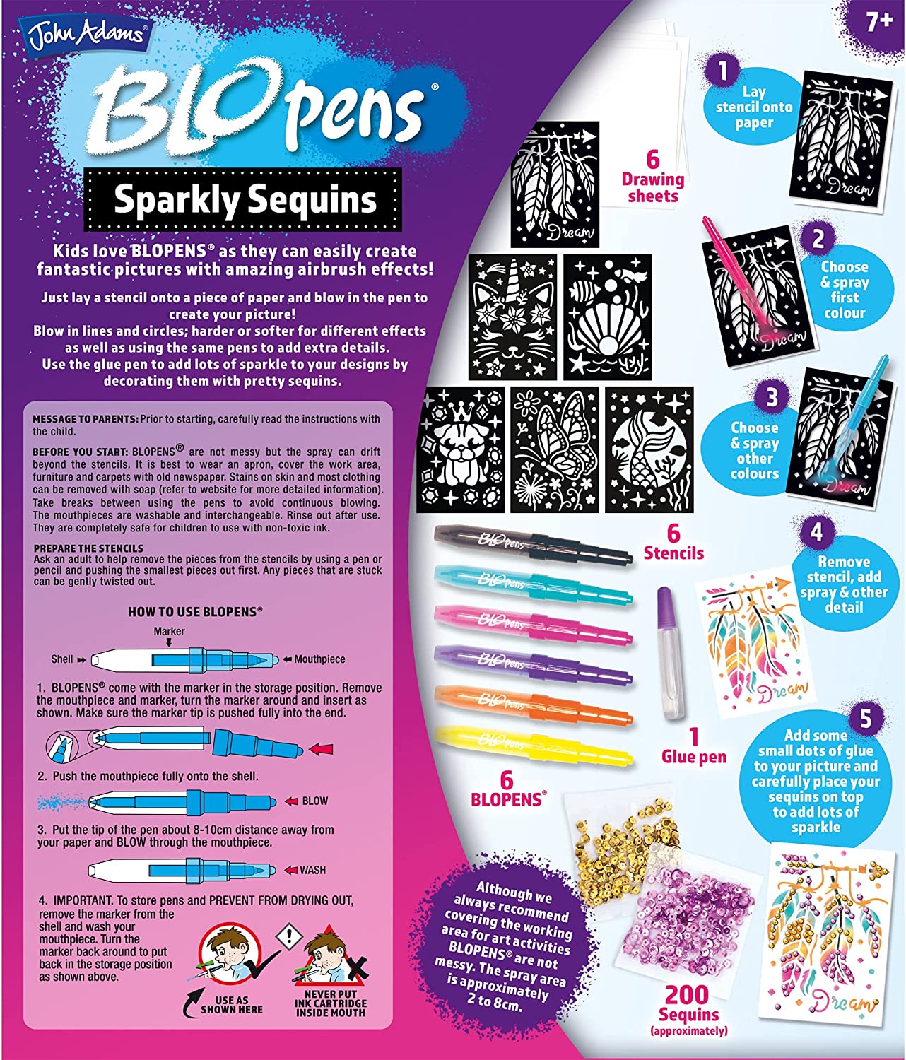 BLOPENS® Sparkly Sequins Set