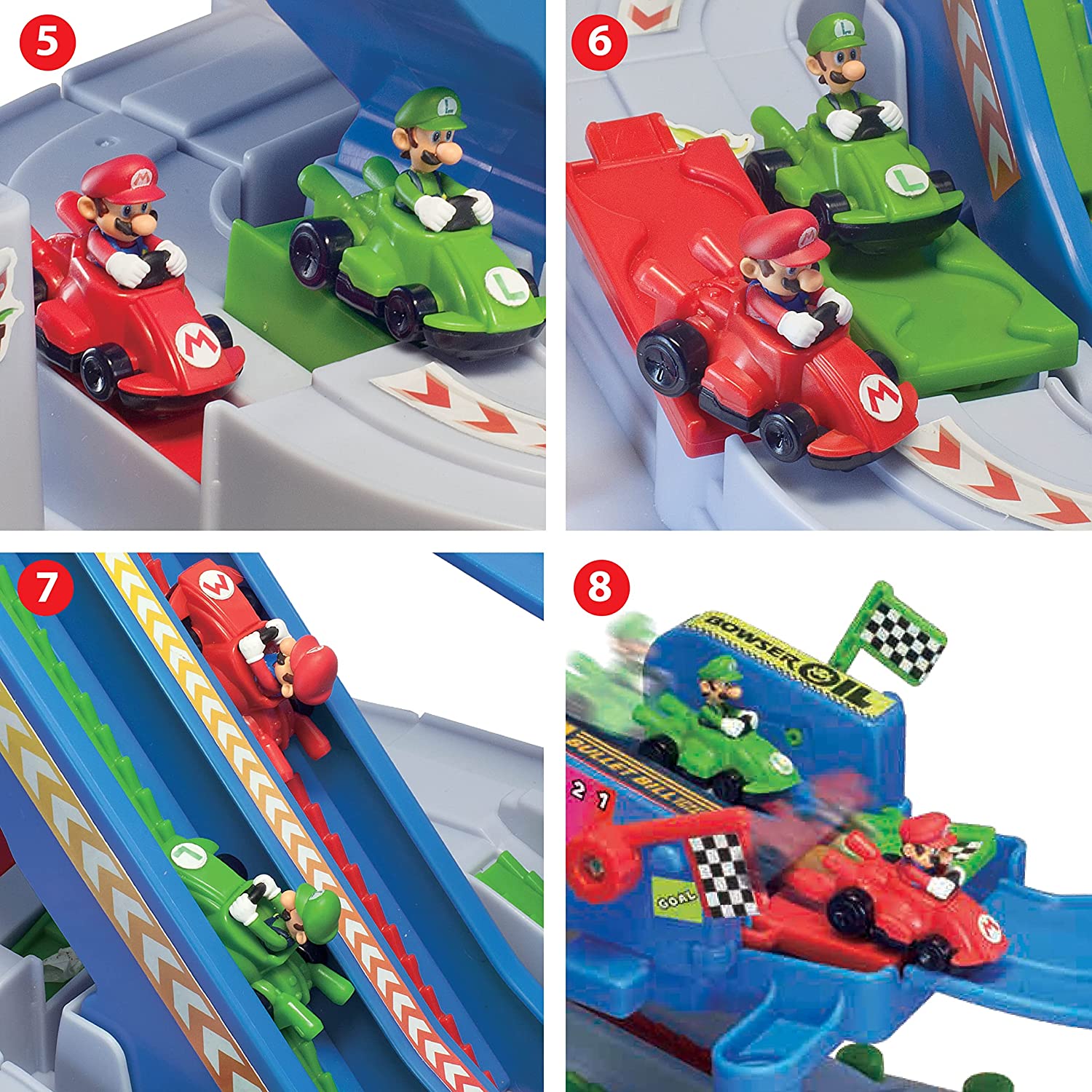 Super Mario Kart Delux Racing Set
