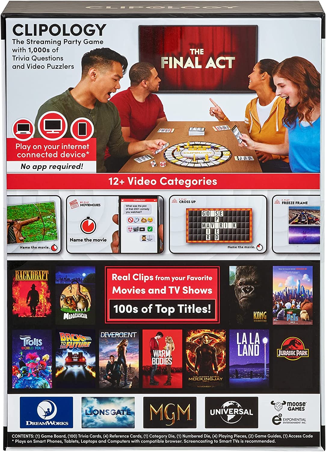 Clipology The Premier Streaming Board Game