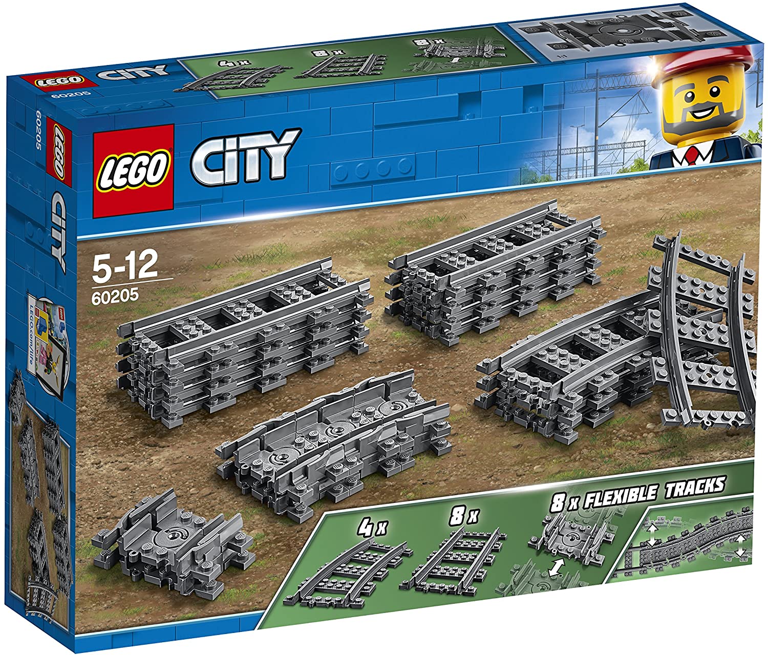 Lego60205 City Train Tracks
