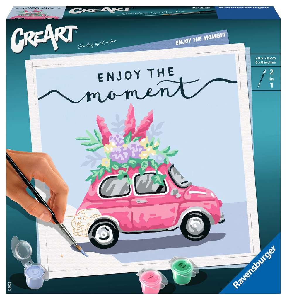CreArt Adult Paint by Numbers - Enjoy the Moment
