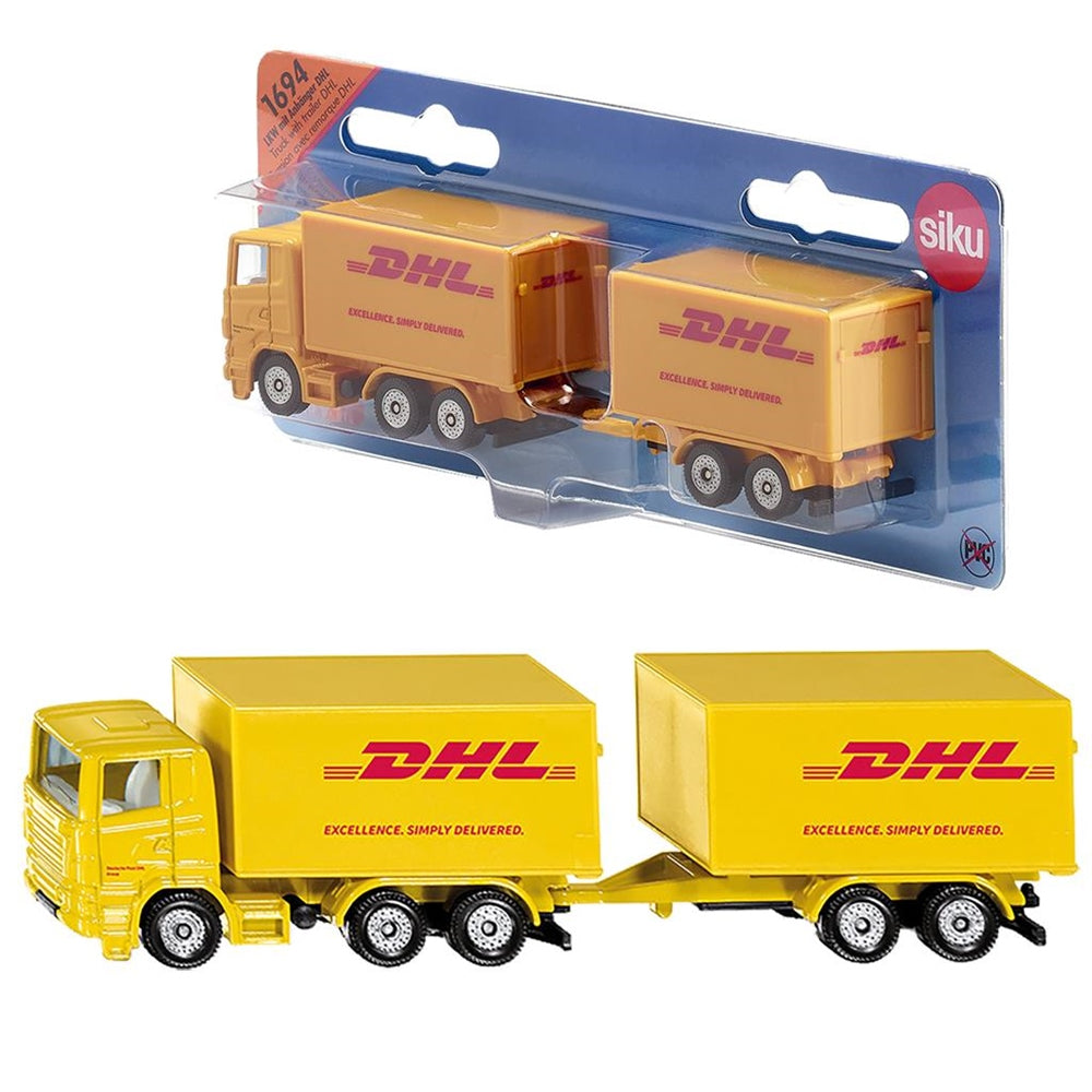 Siku 1:87 DHL Truck With Trailer