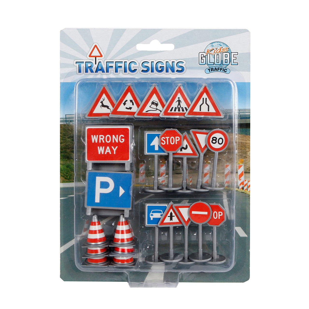 Kids Globe Traffic Signs set of 25
