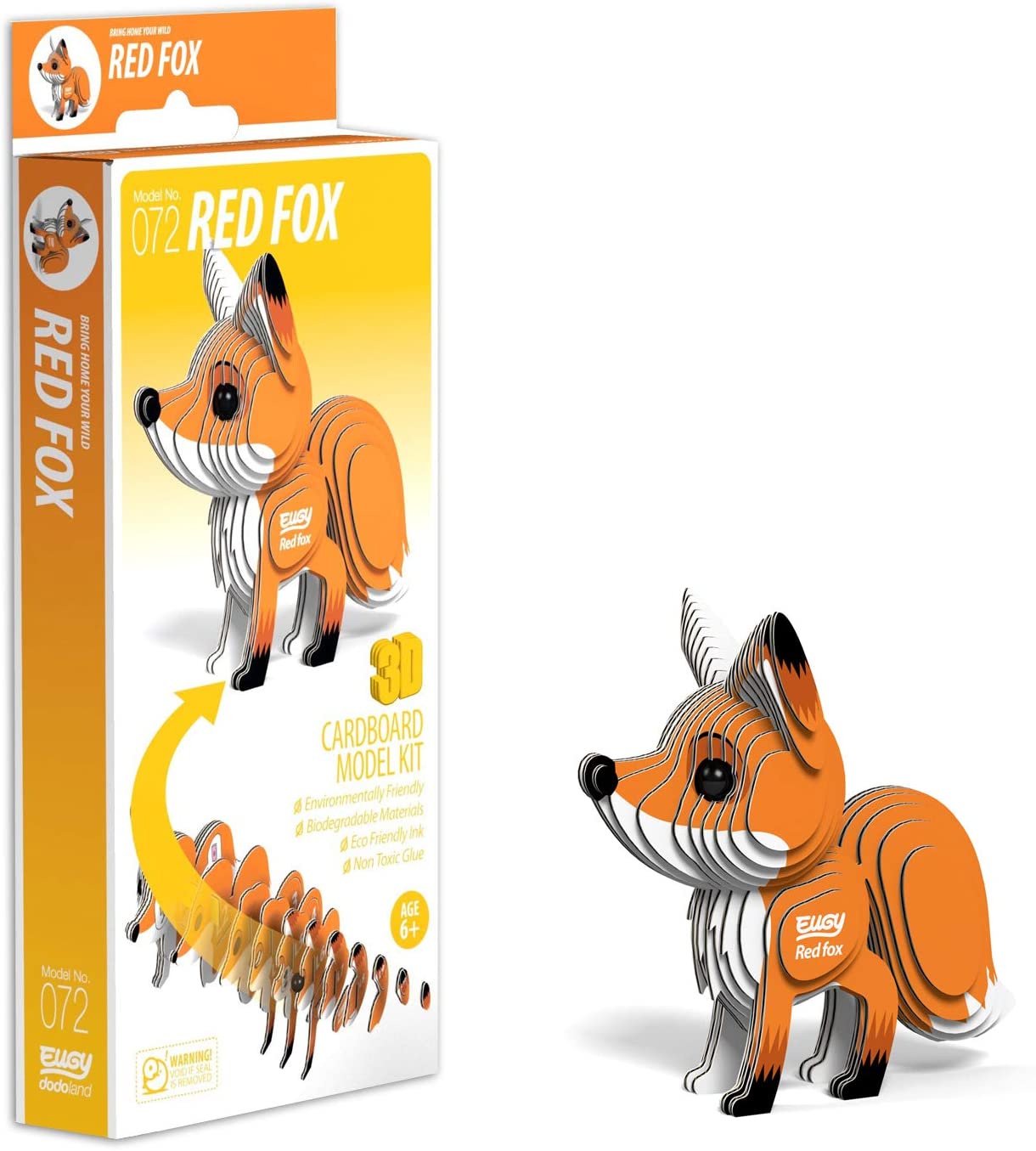 EUGY Red Fox 3D Puzzle