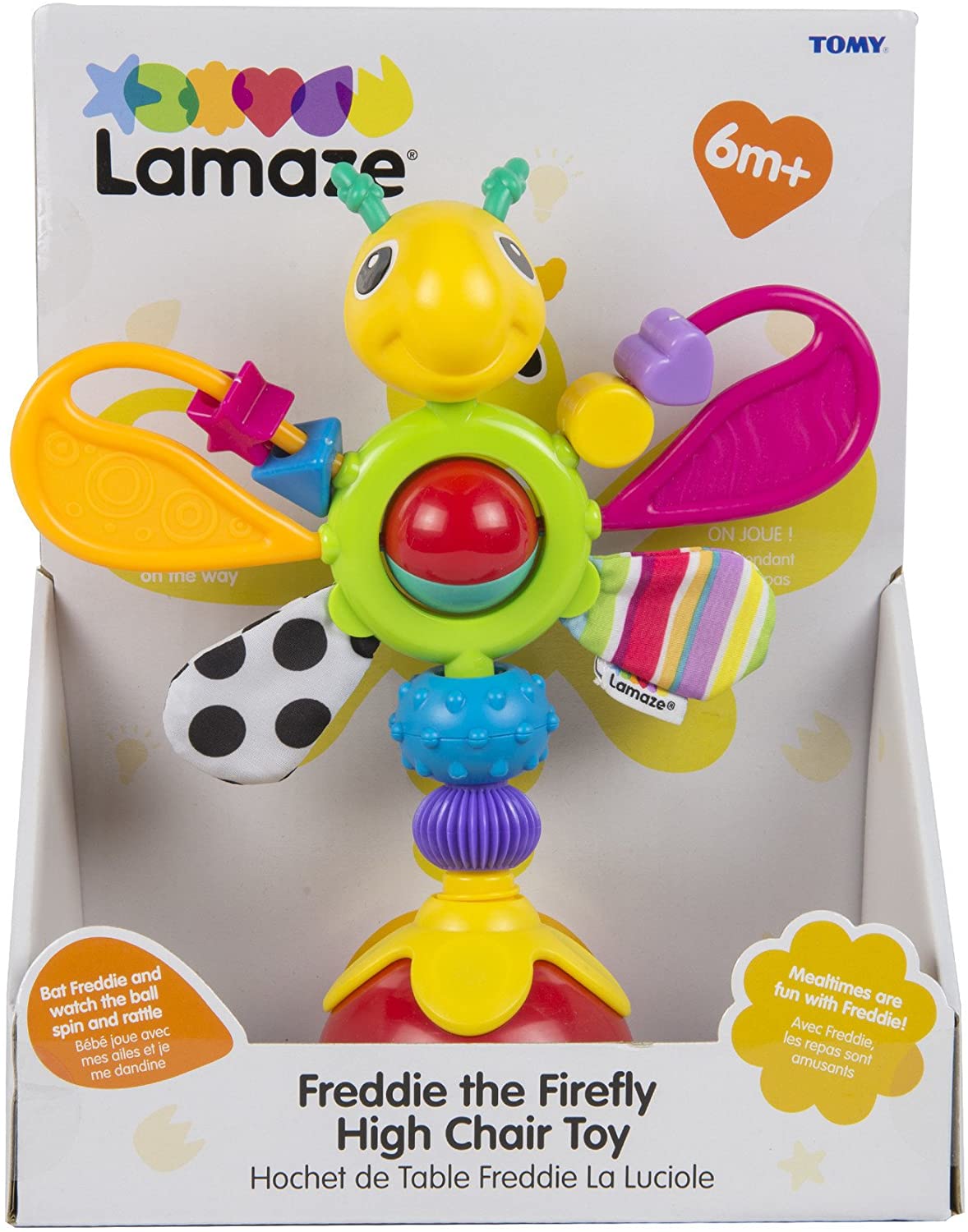 Lamaze Freddie the Firefly Highchair Rattle