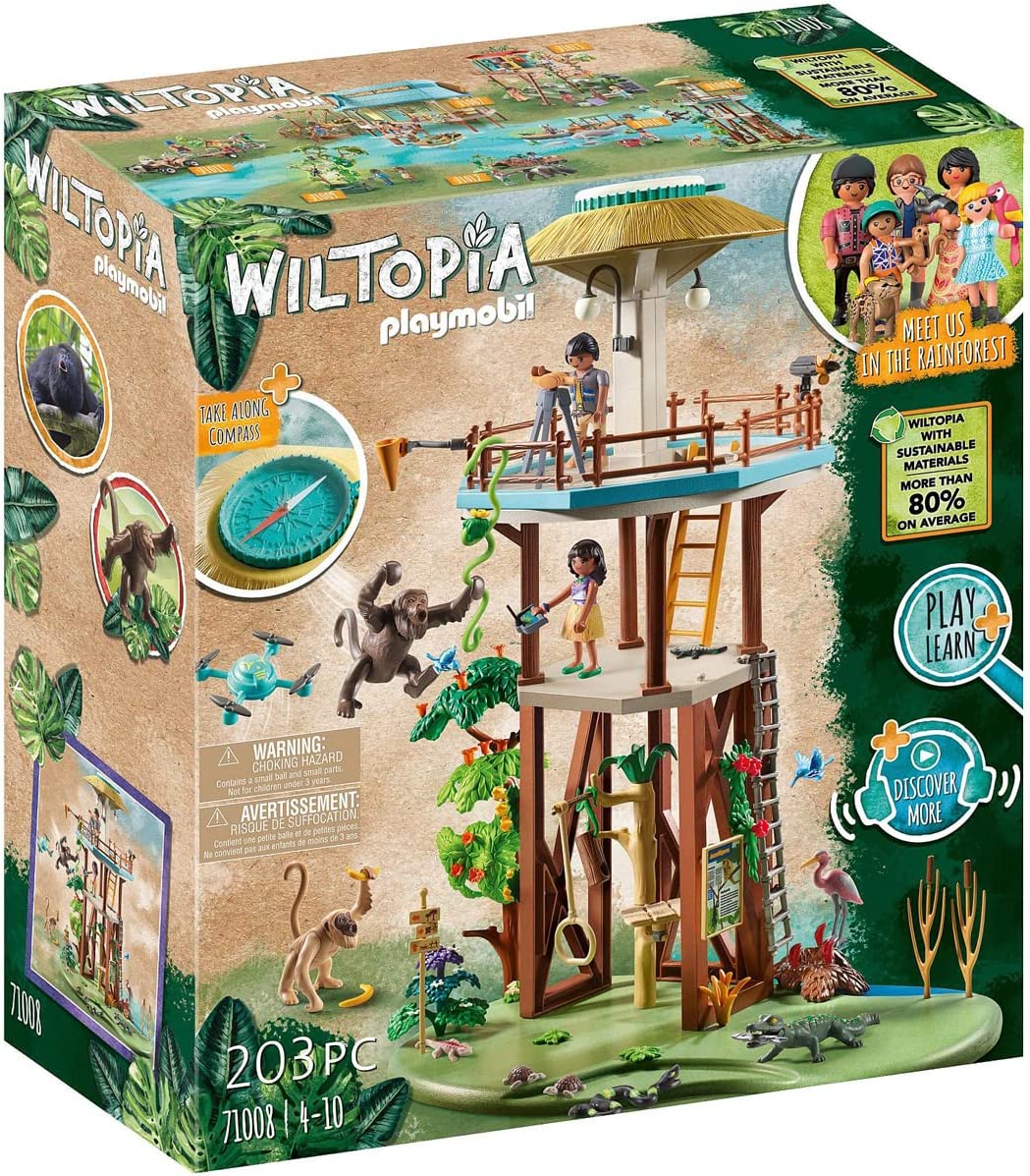 Playmobil Wiltopia Research Tower with Compass