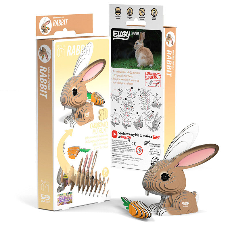 EUGY Rabbit 3D Puzzle