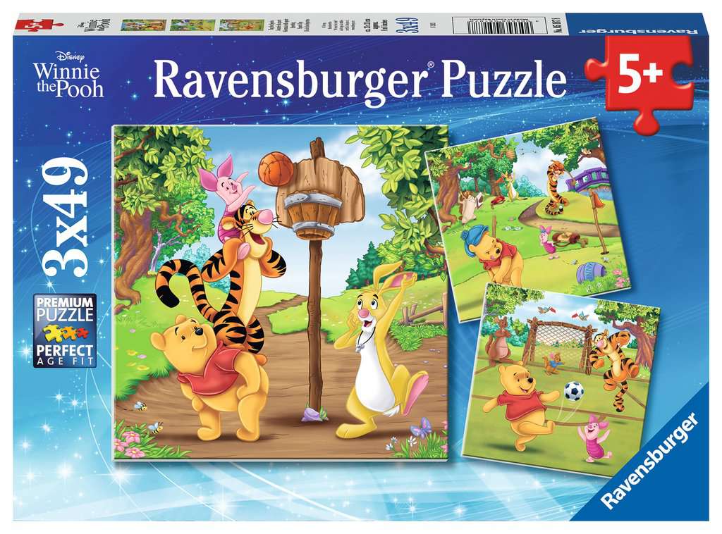 DWP: Sports Day 3x49 Piece Jigsaw Puzzles