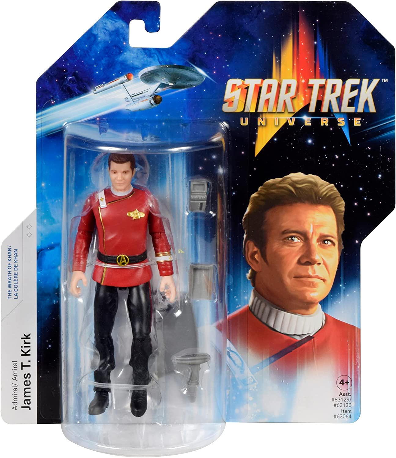 Star Trek Universe Admiral James T Kirk 5" Figure