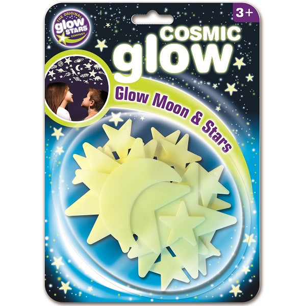 Cosmic Glow Moon & Stars