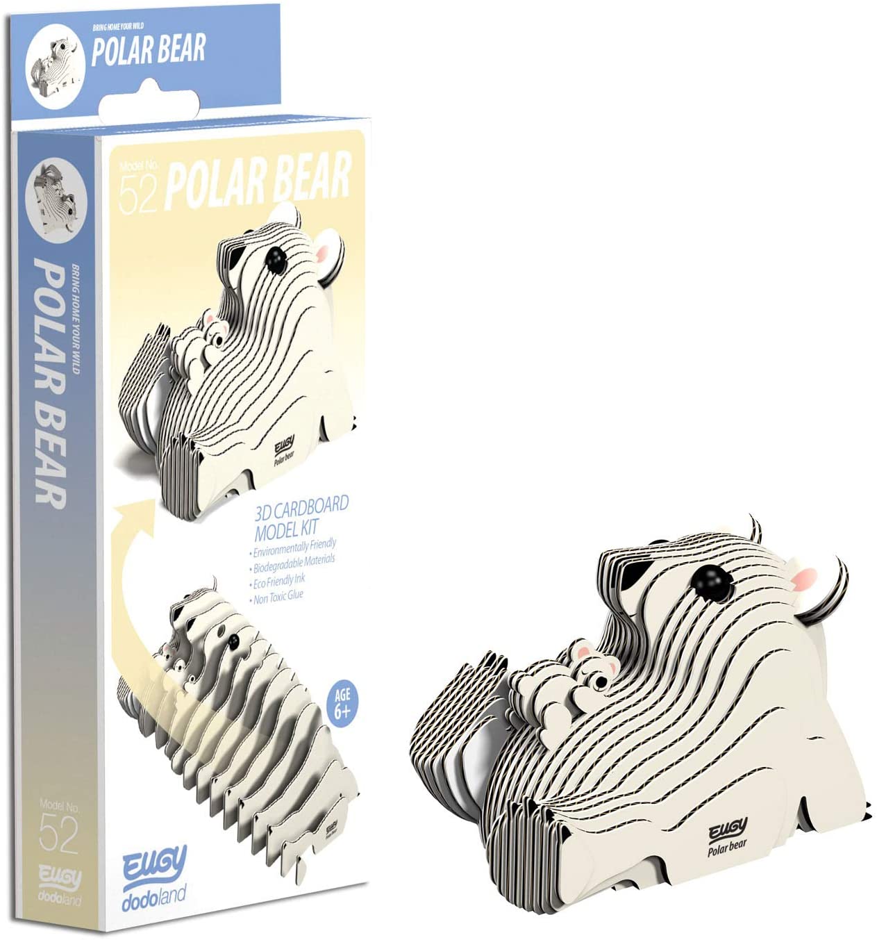 EUGY Polar Bear 3D Puzzle