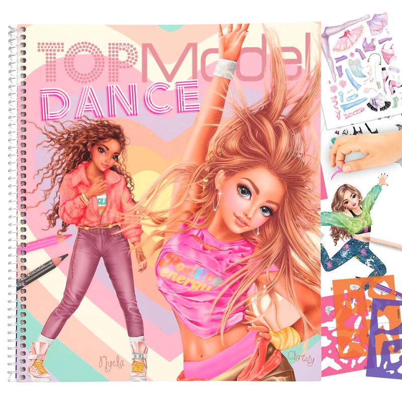 TOPModel DANCE Colouring Book