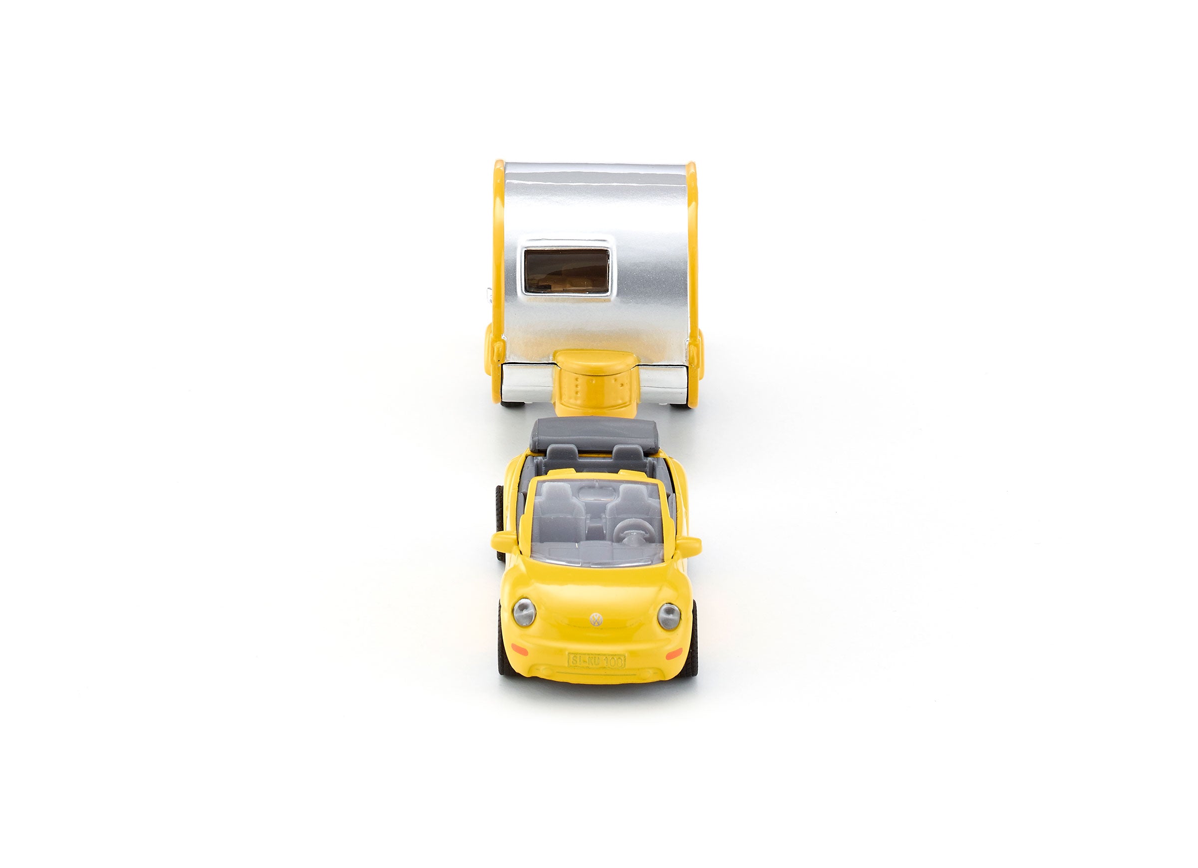 Siku 1:87 VW Beetle With Caravan