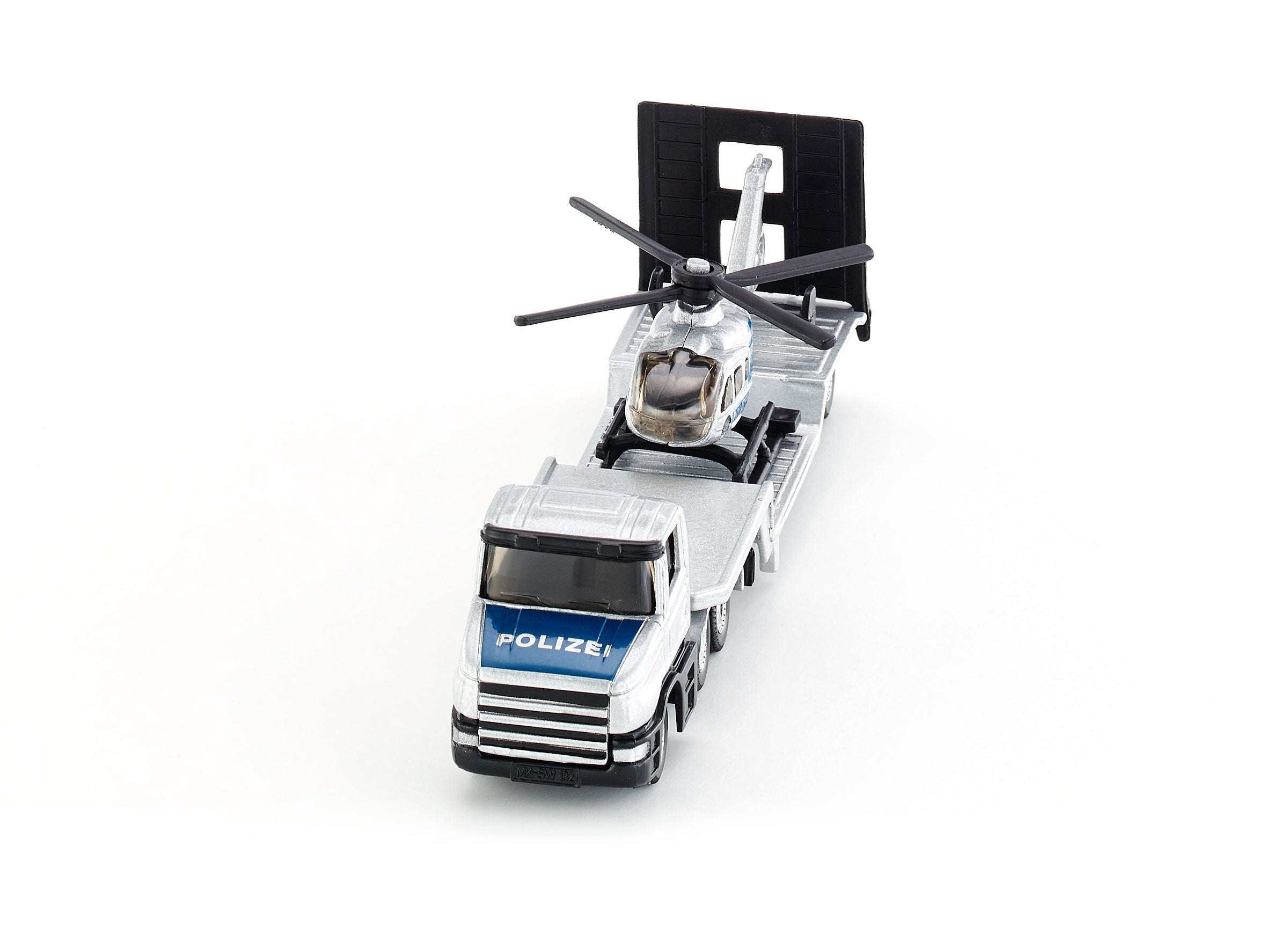 Siku 1:87 Police Low Loader With Helicopter
