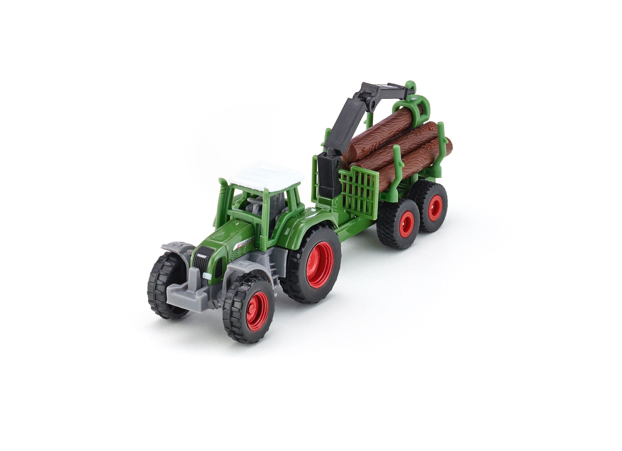 Siku 1:87 Fendt With Forestry Trailer