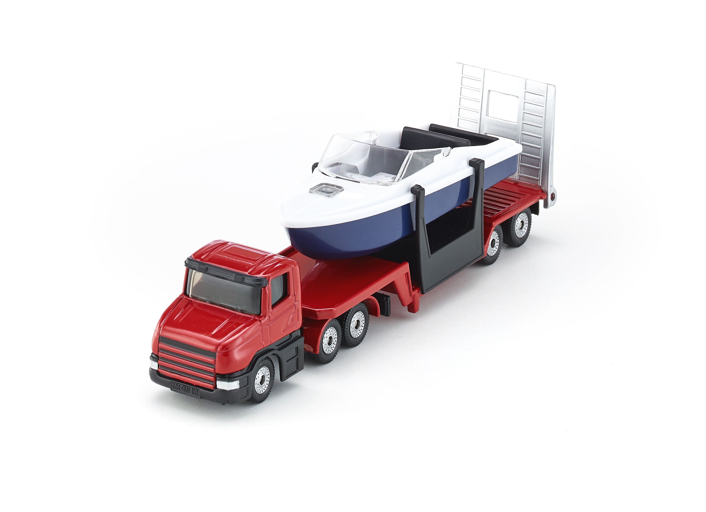 Siku 1:87 Low Loader With Speed Boat