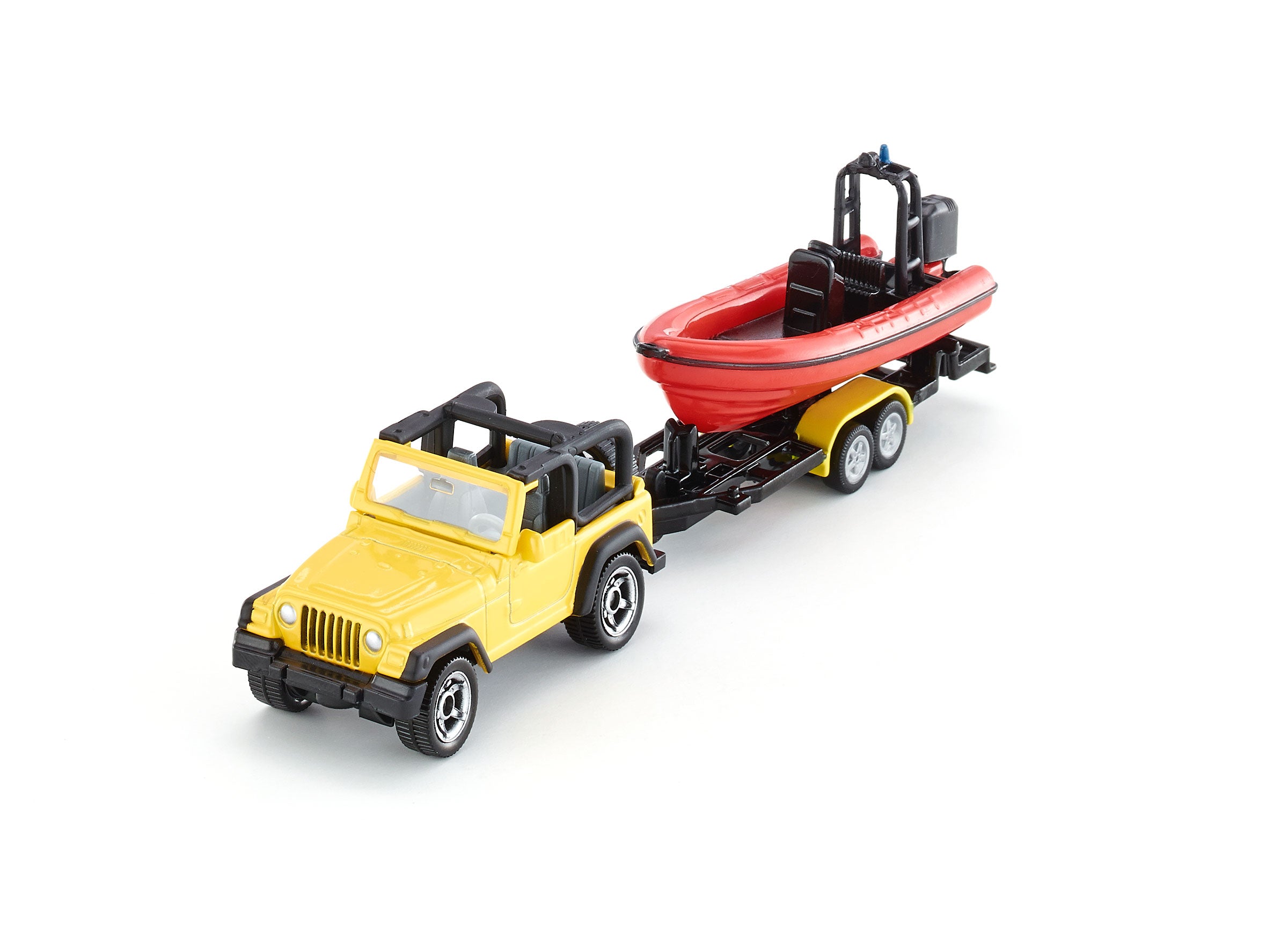 Siku 1:87 Jeep With boat