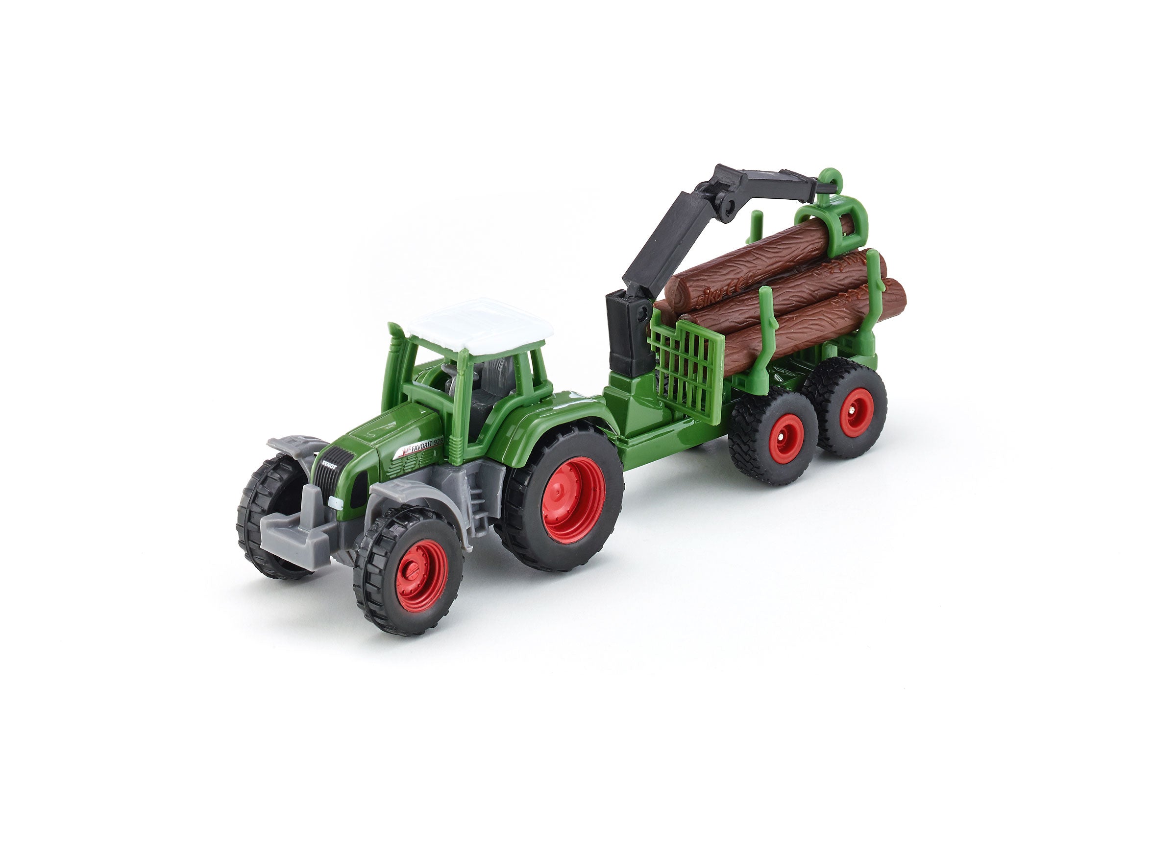 Siku 1:87 Fendt With Forestry Trailer