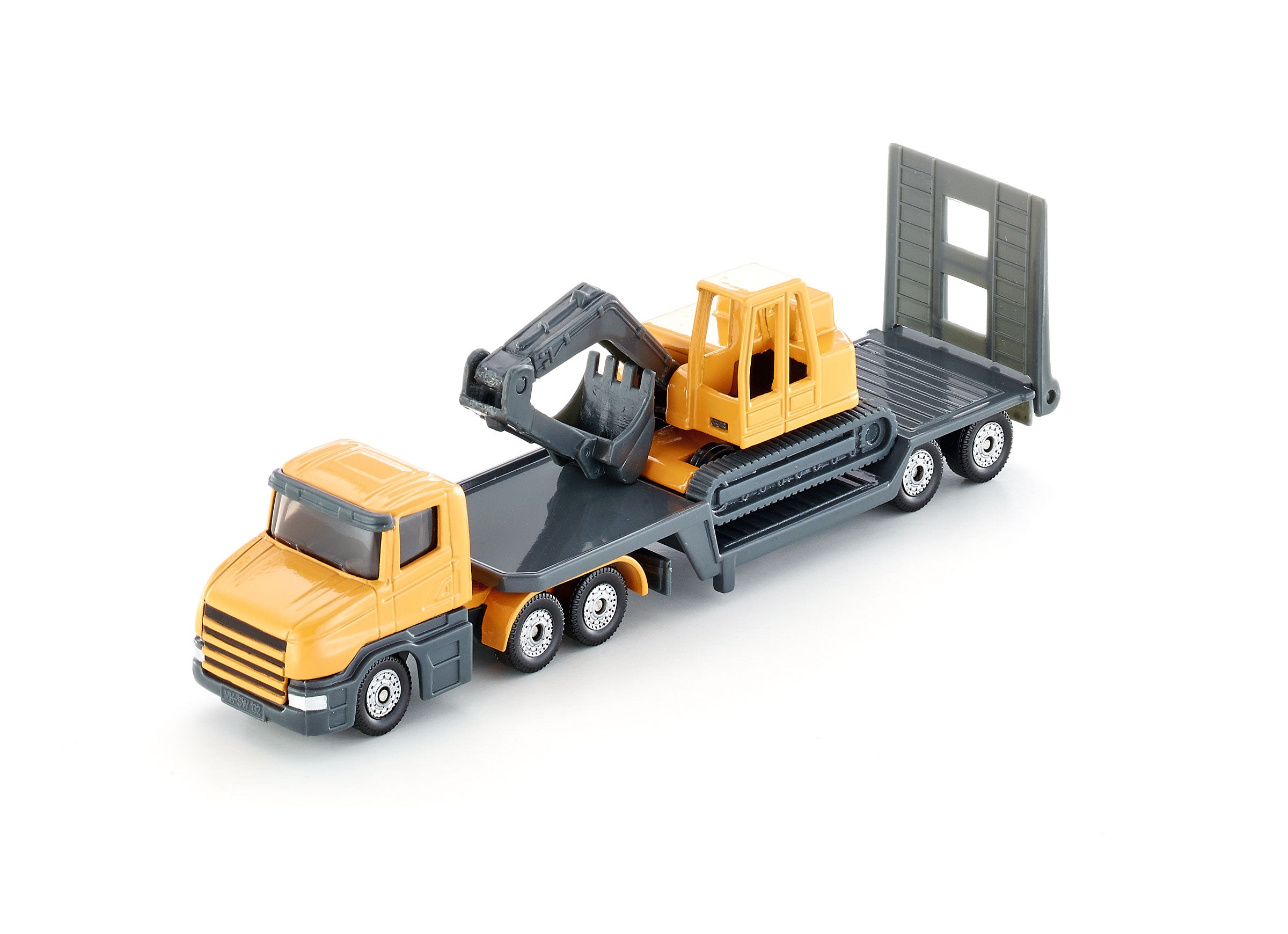 Siku 1:87 Low Loader With Excavator