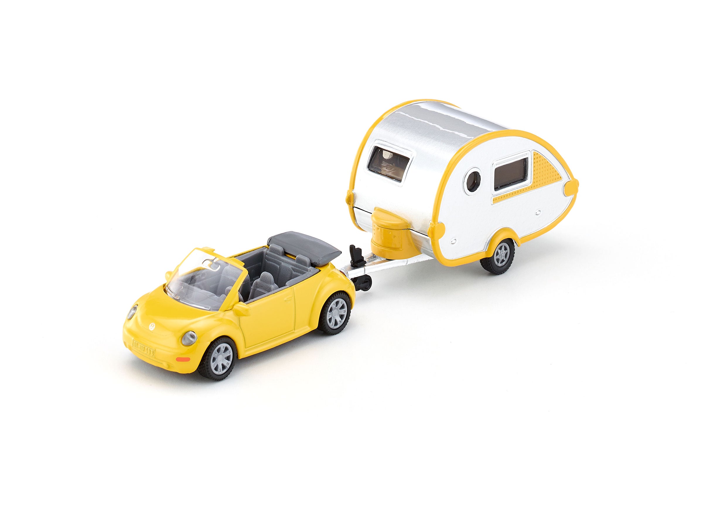 Siku 1:87 VW Beetle With Caravan