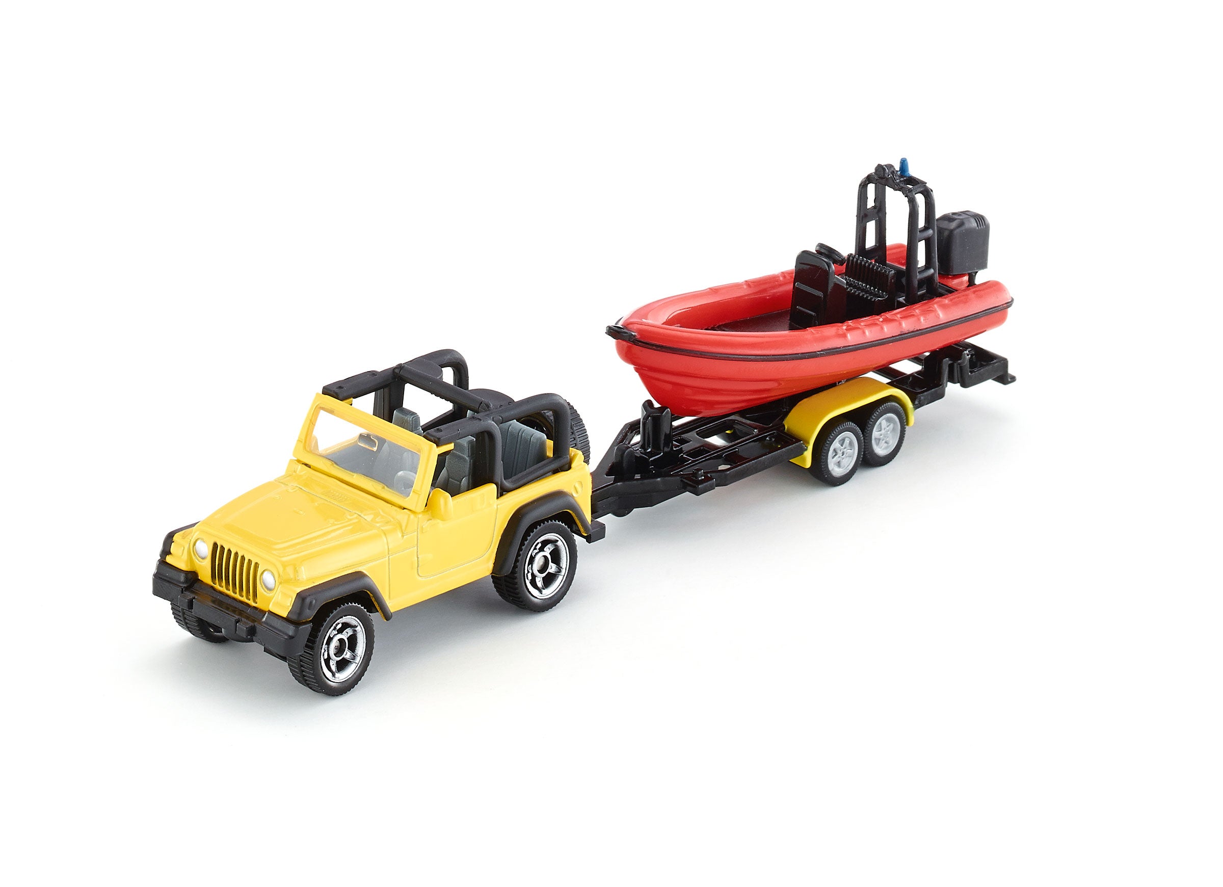 Siku 1:87 Jeep With boat