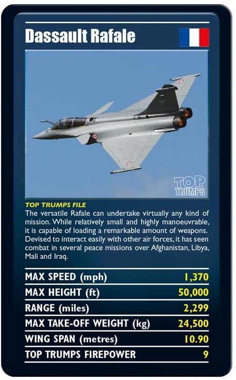 Top Trumps Ultimate Military Jets