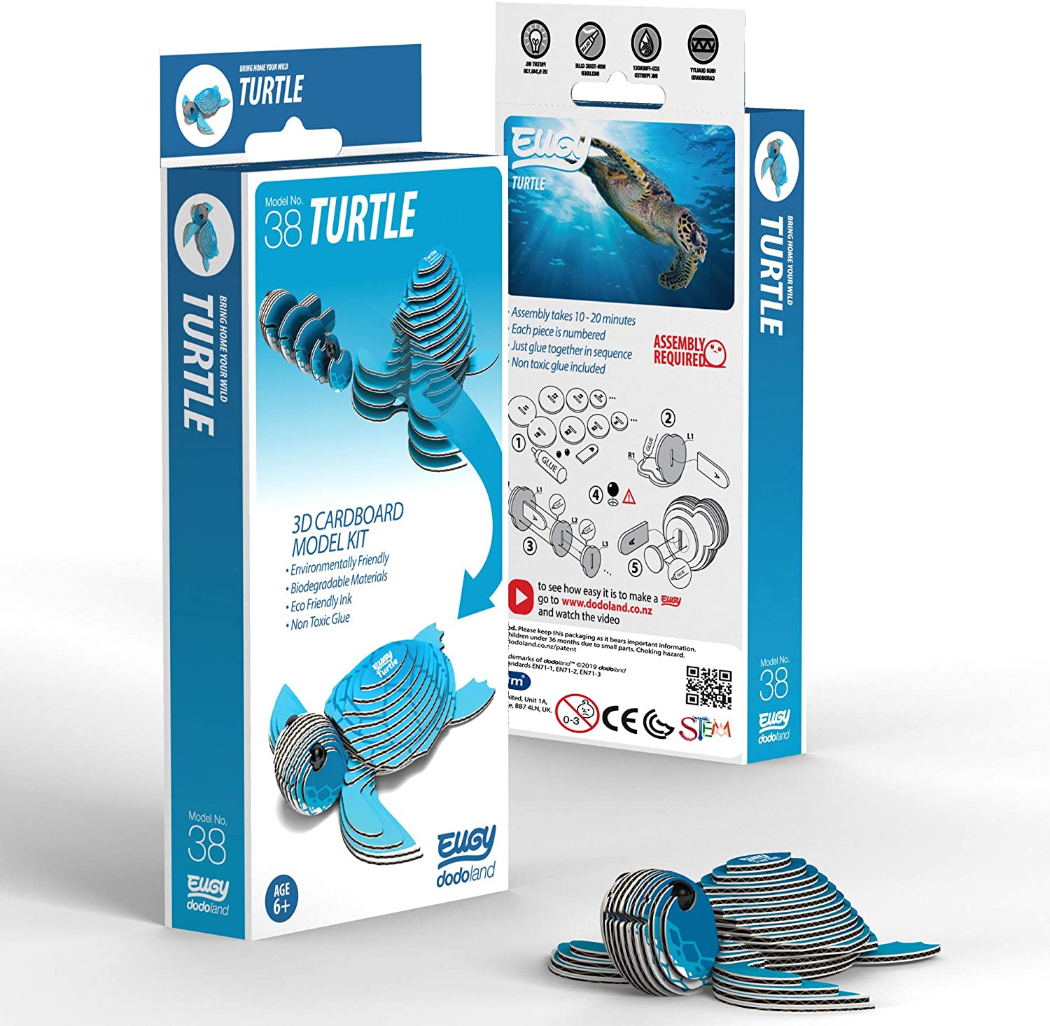 EUGY Turtle 3D Puzzle