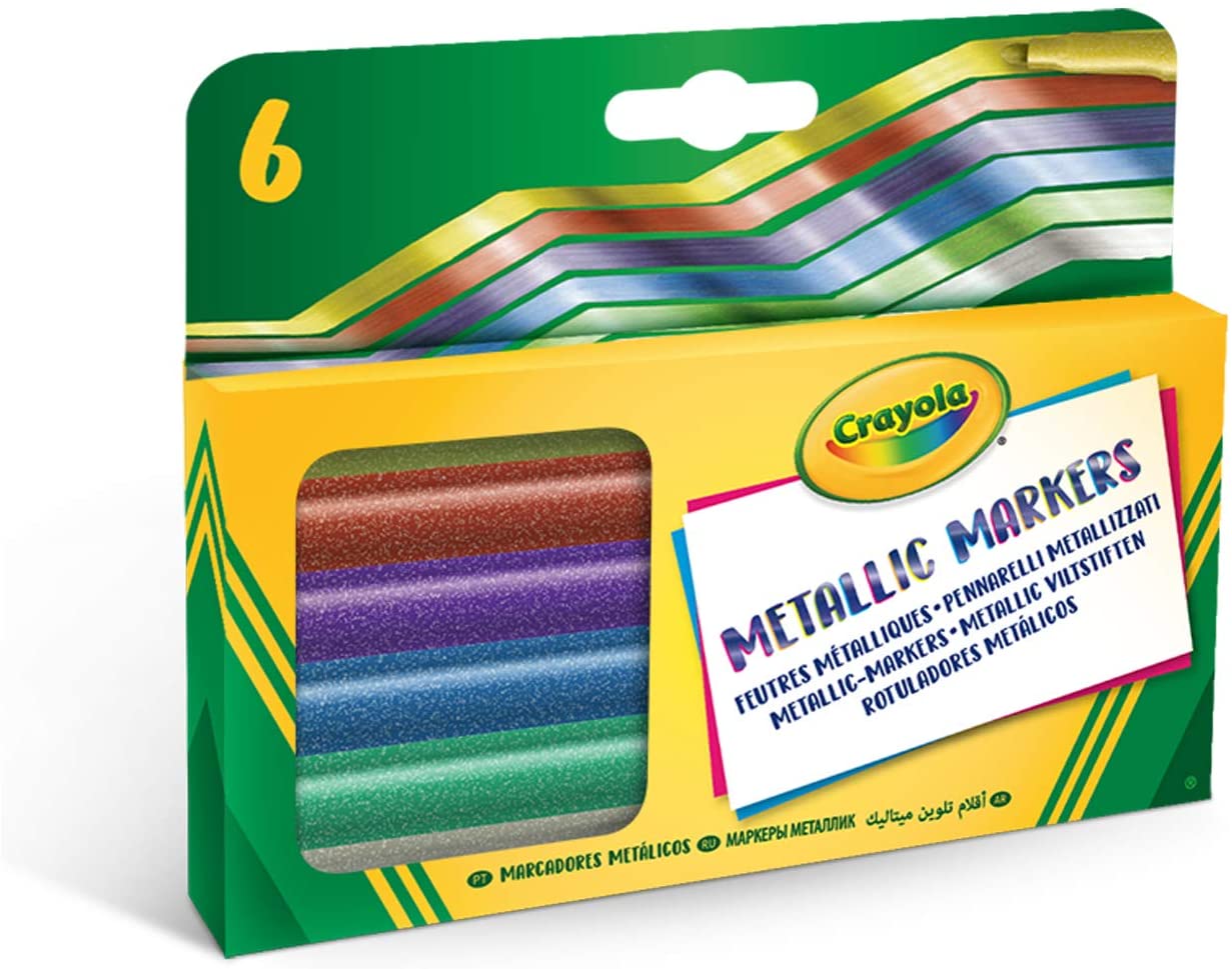 Crayola 6 Metallic Markers