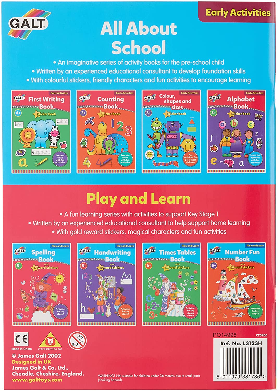 Galt Starting School Book