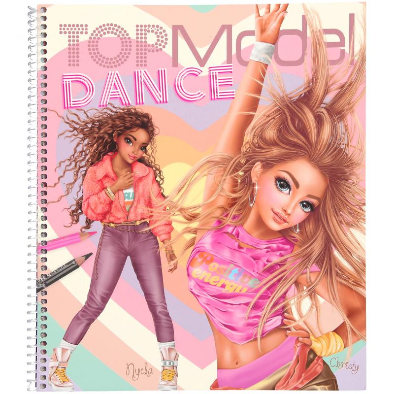 TOPModel DANCE Colouring Book