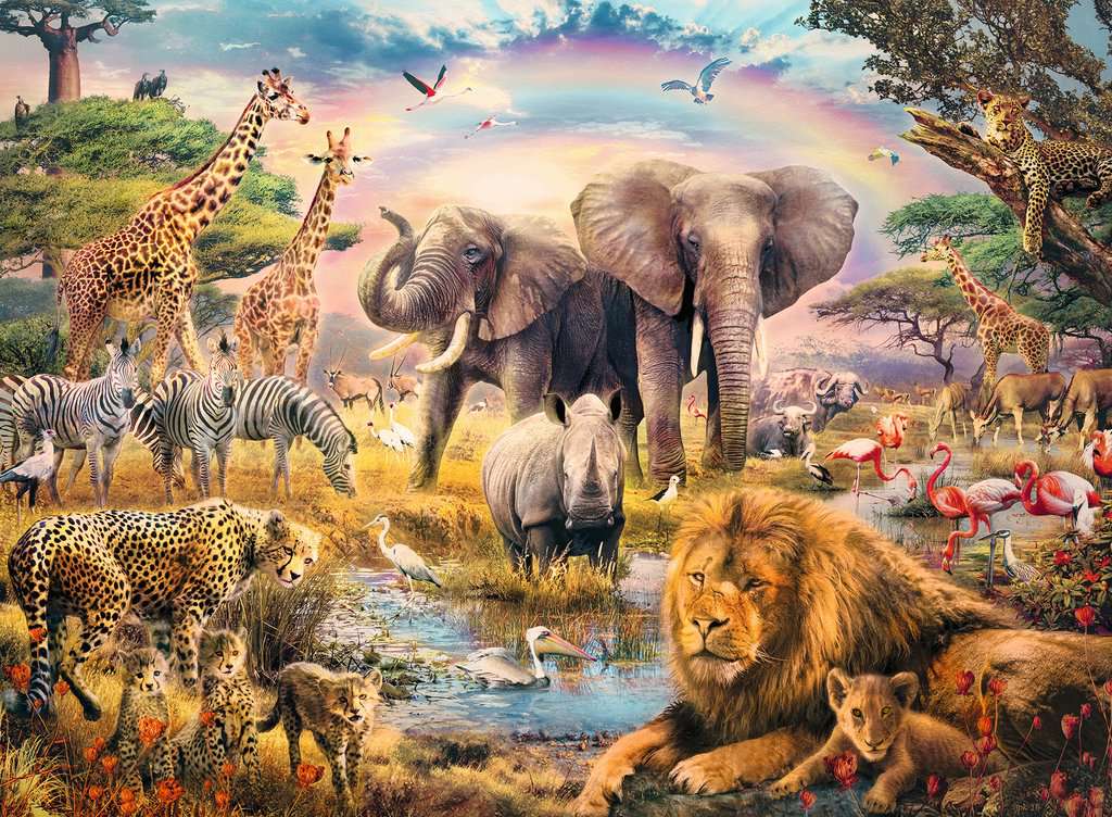 Ravensburger African Safari XXL 100 piece Jigsaw
