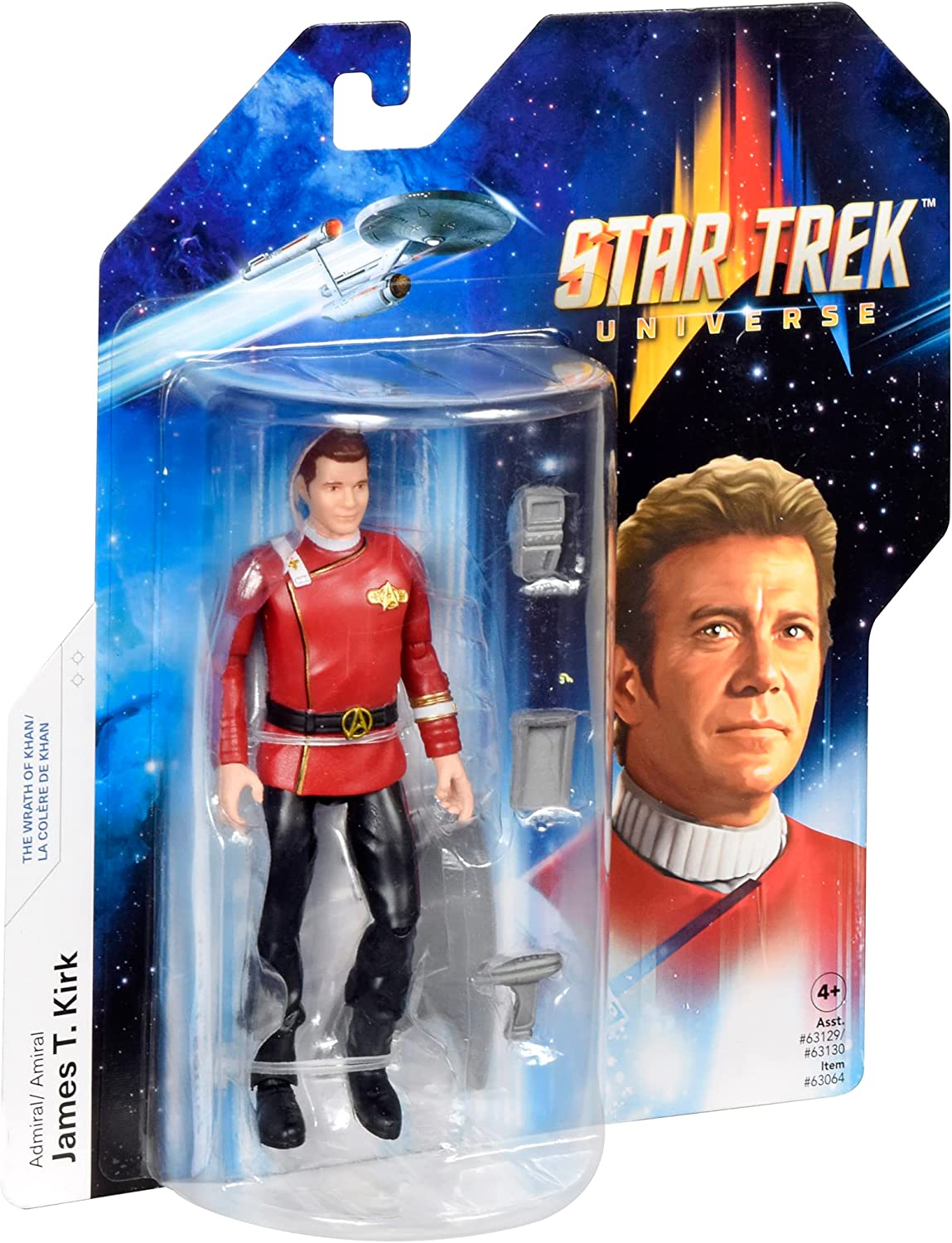 Star Trek Universe Admiral James T Kirk 5" Figure