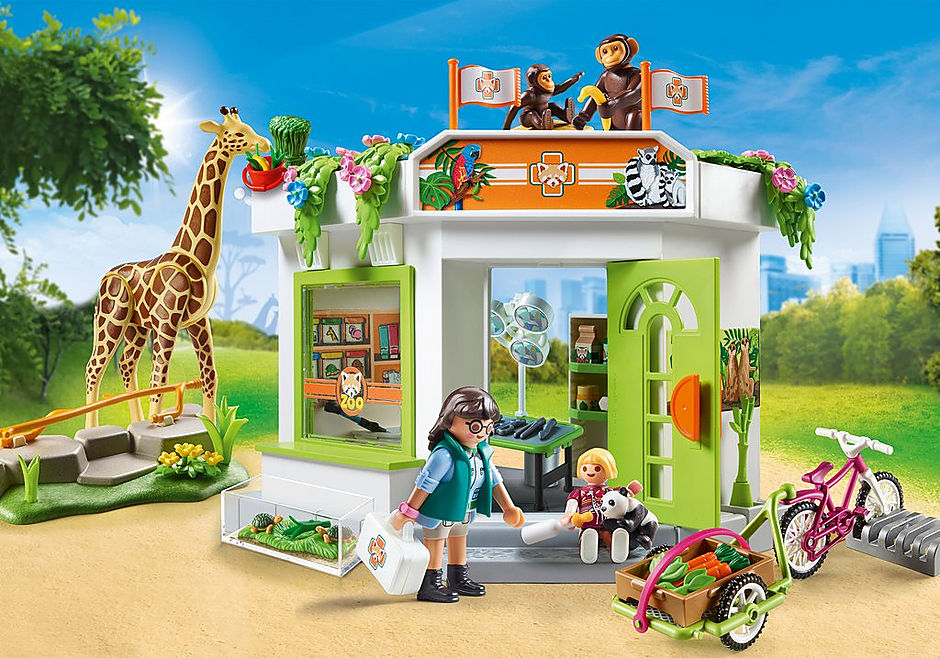 Playmobil Family Fun Zoo Veterinary Practice