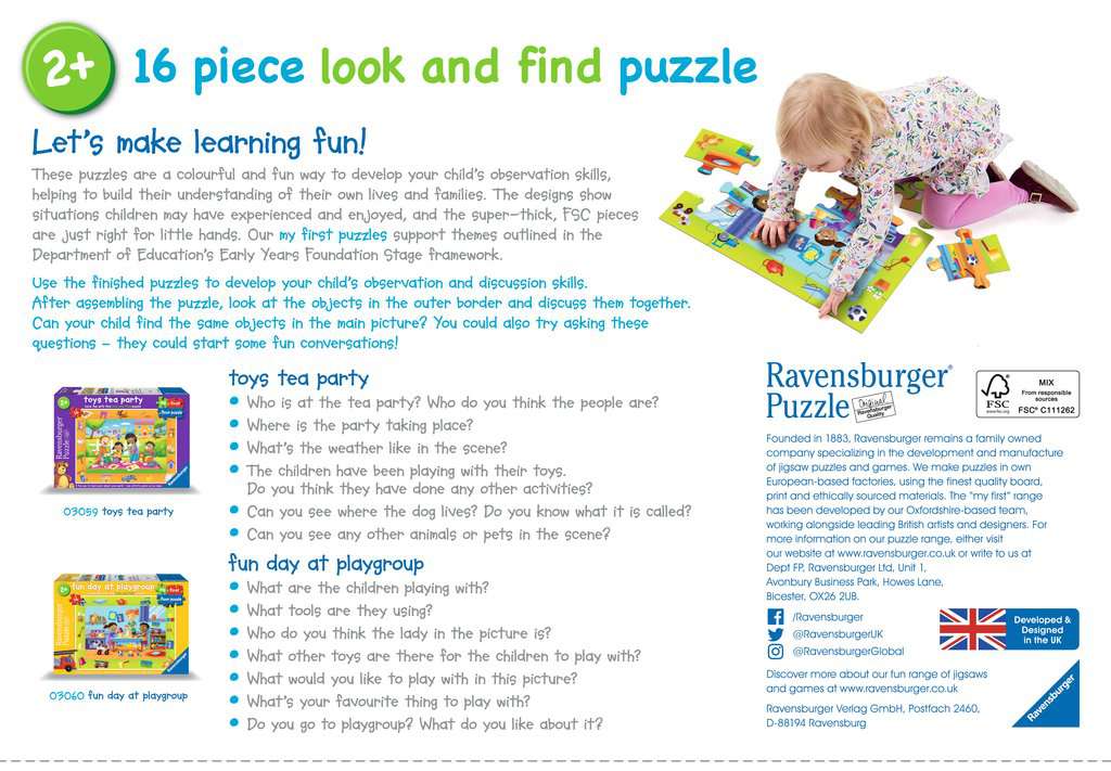 Toys Tea Party First Puzzle