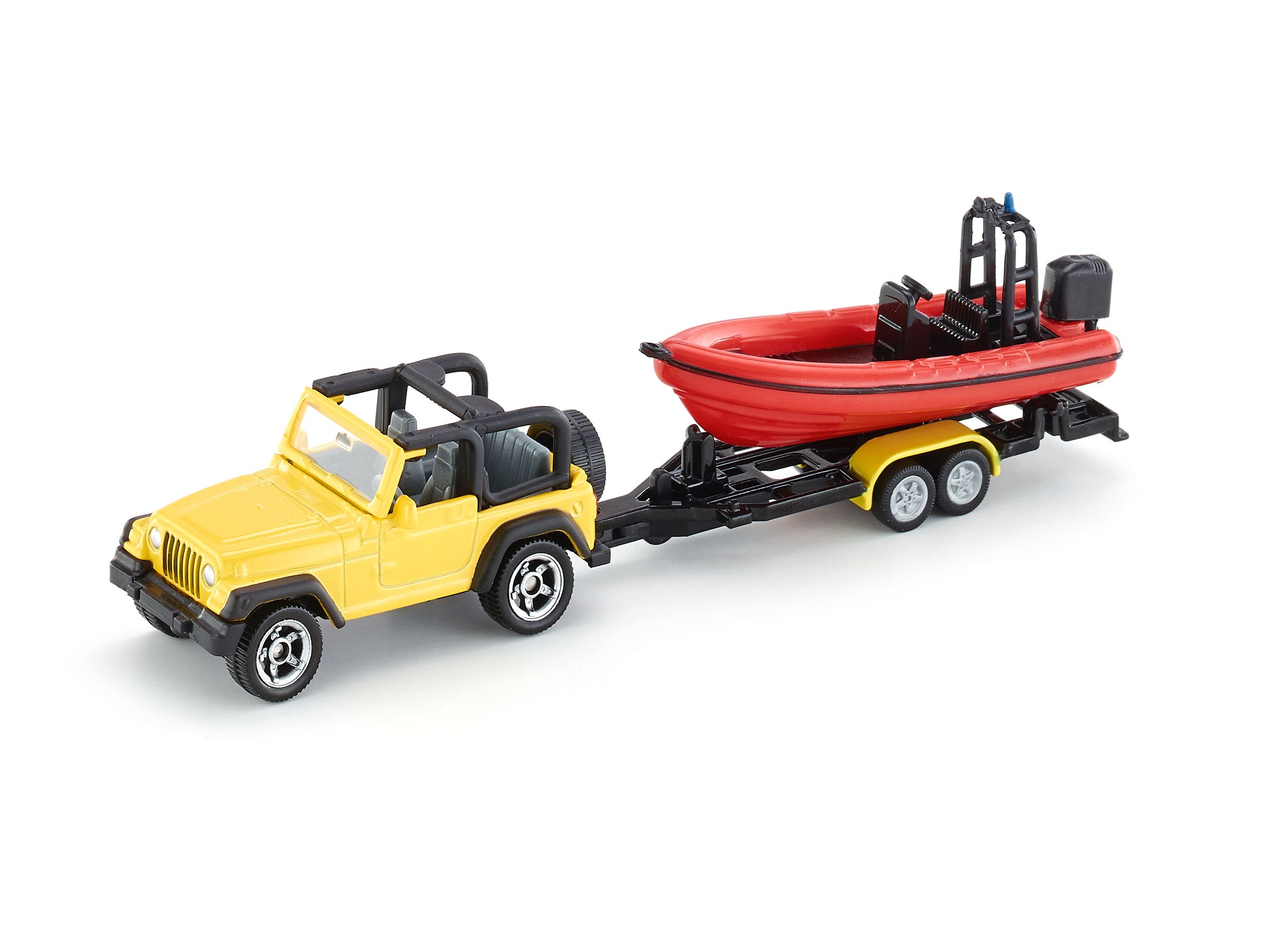 Siku 1:87 Jeep With boat
