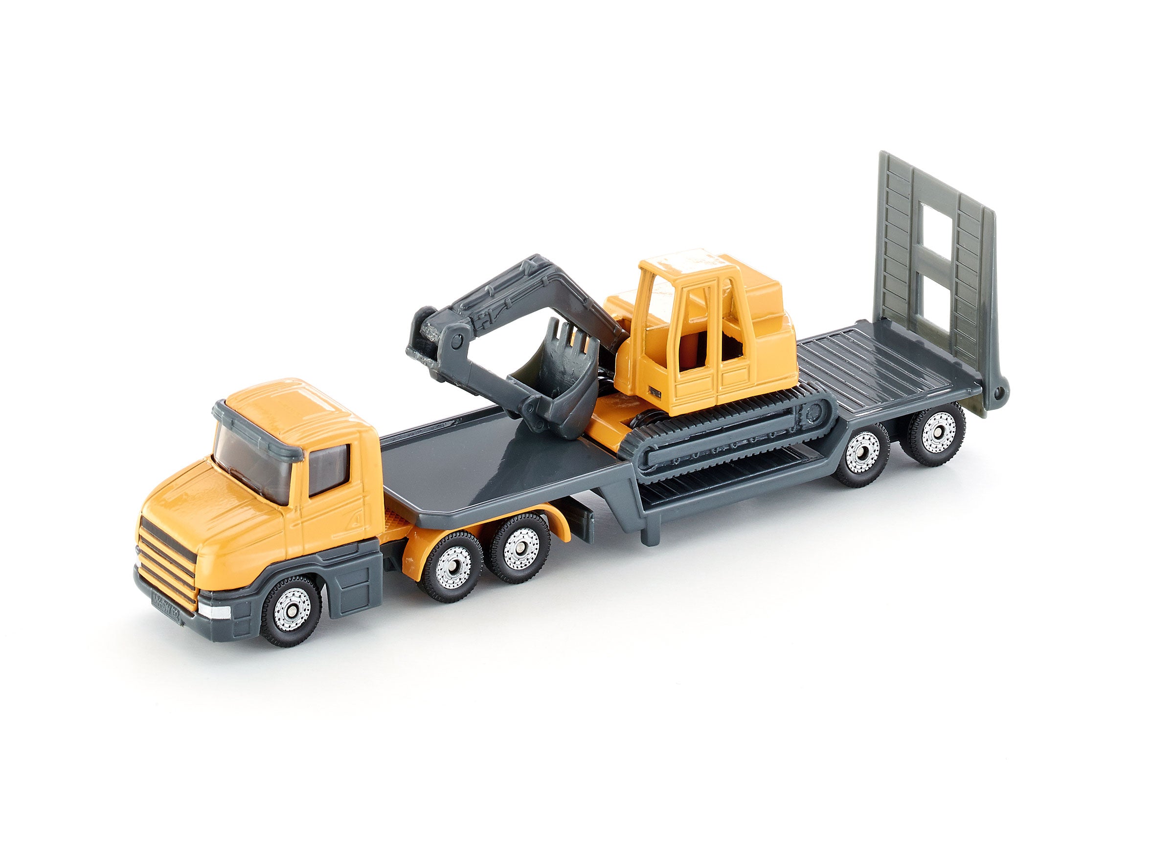 Siku 1:87 Low Loader With Excavator