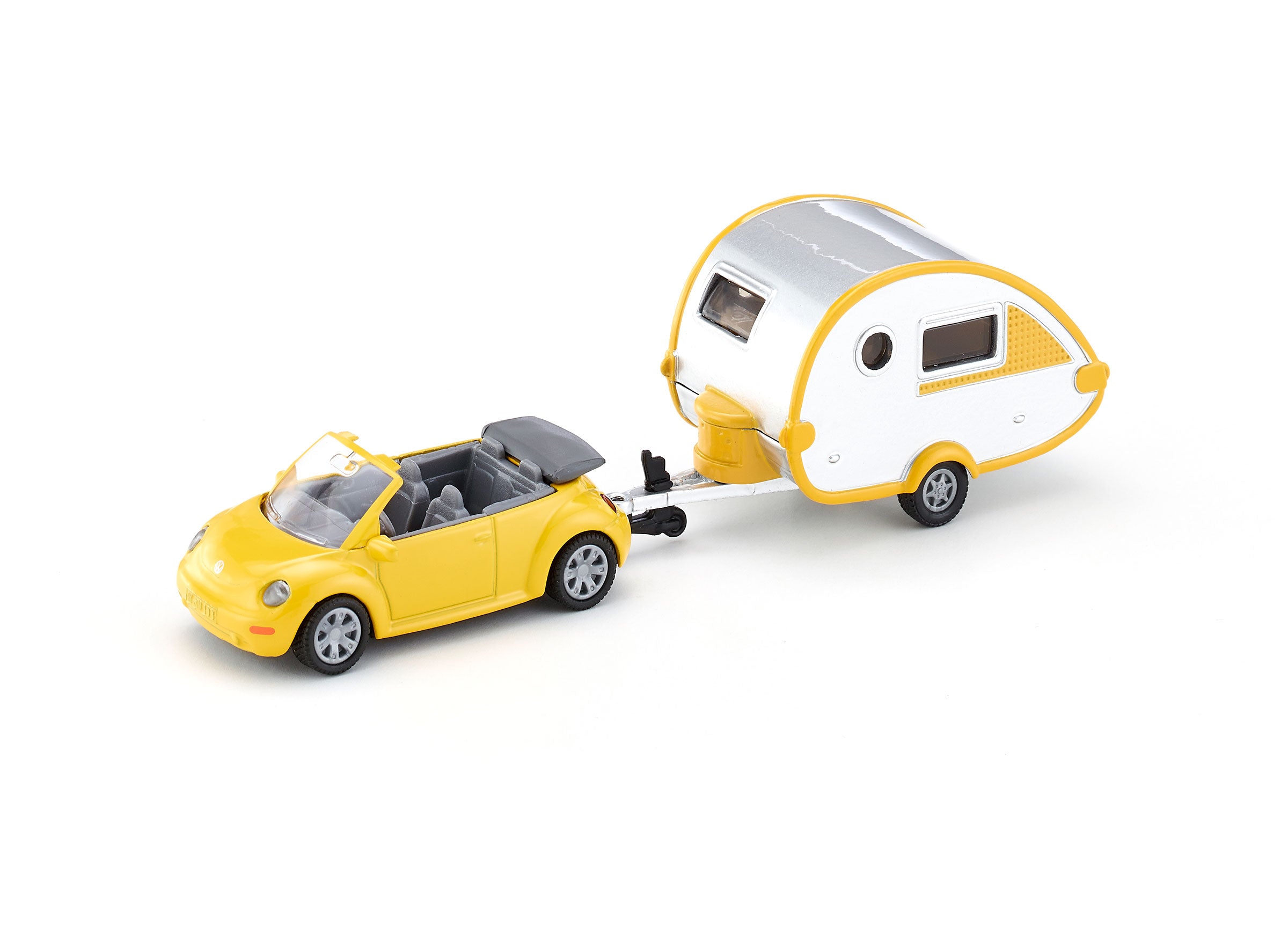 Siku 1:87 VW Beetle With Caravan