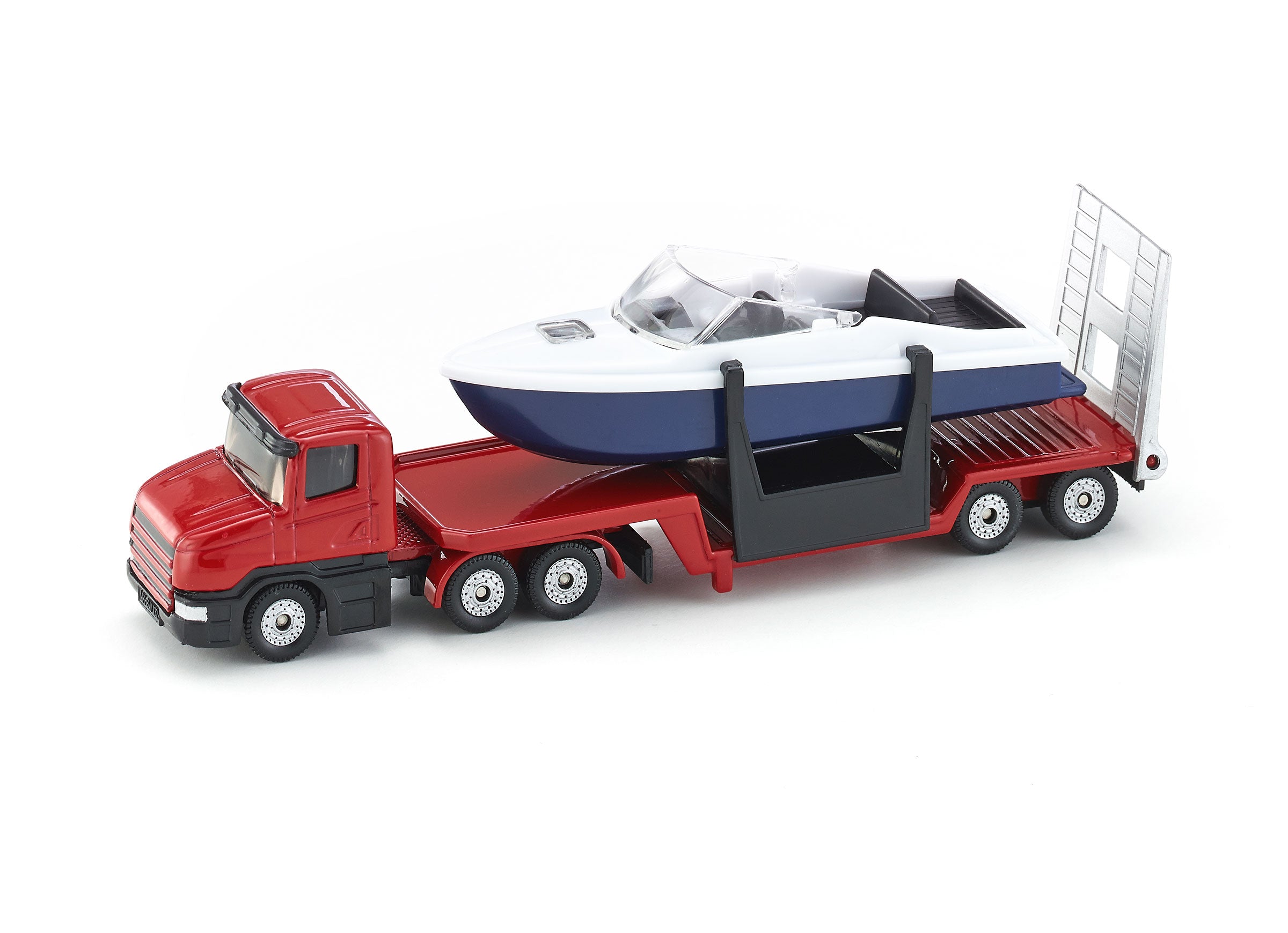 Siku 1:87 Low Loader With Speed Boat