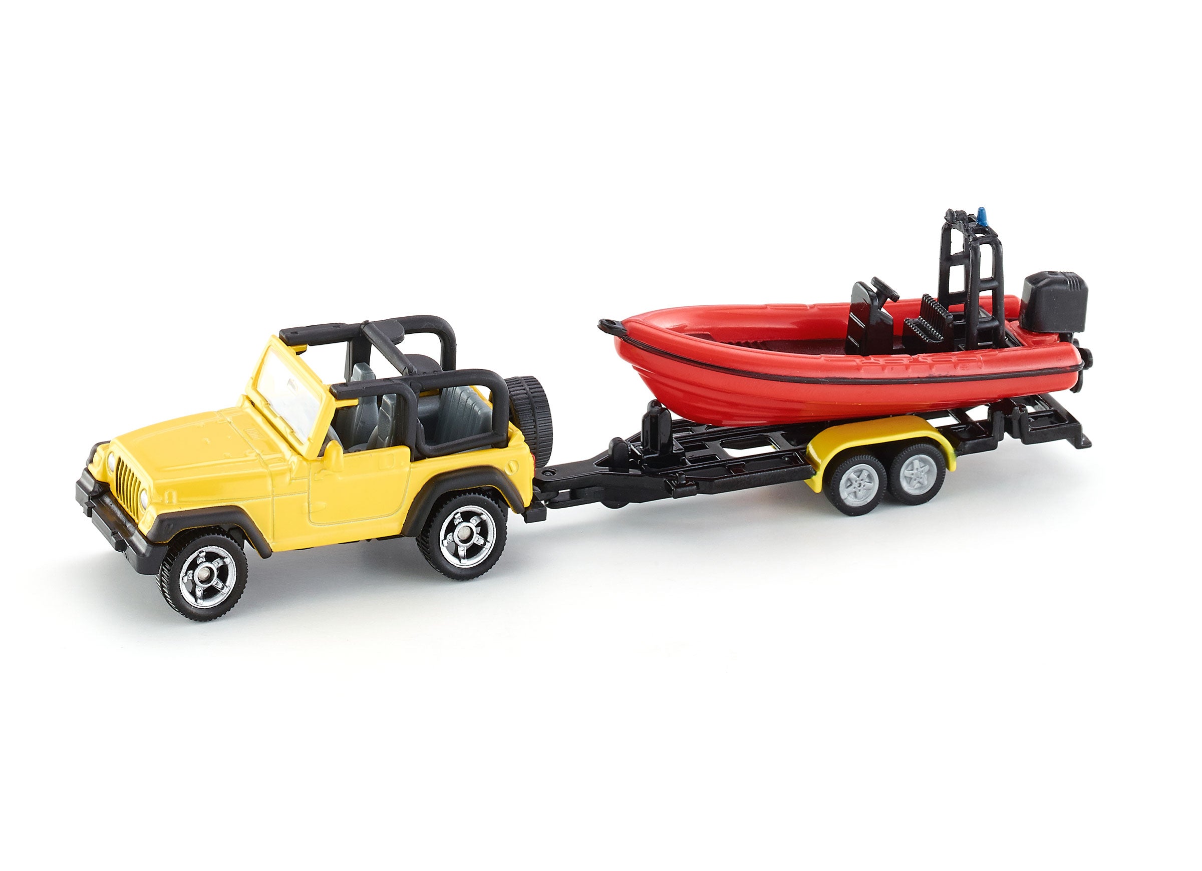 Siku 1:87 Jeep With boat