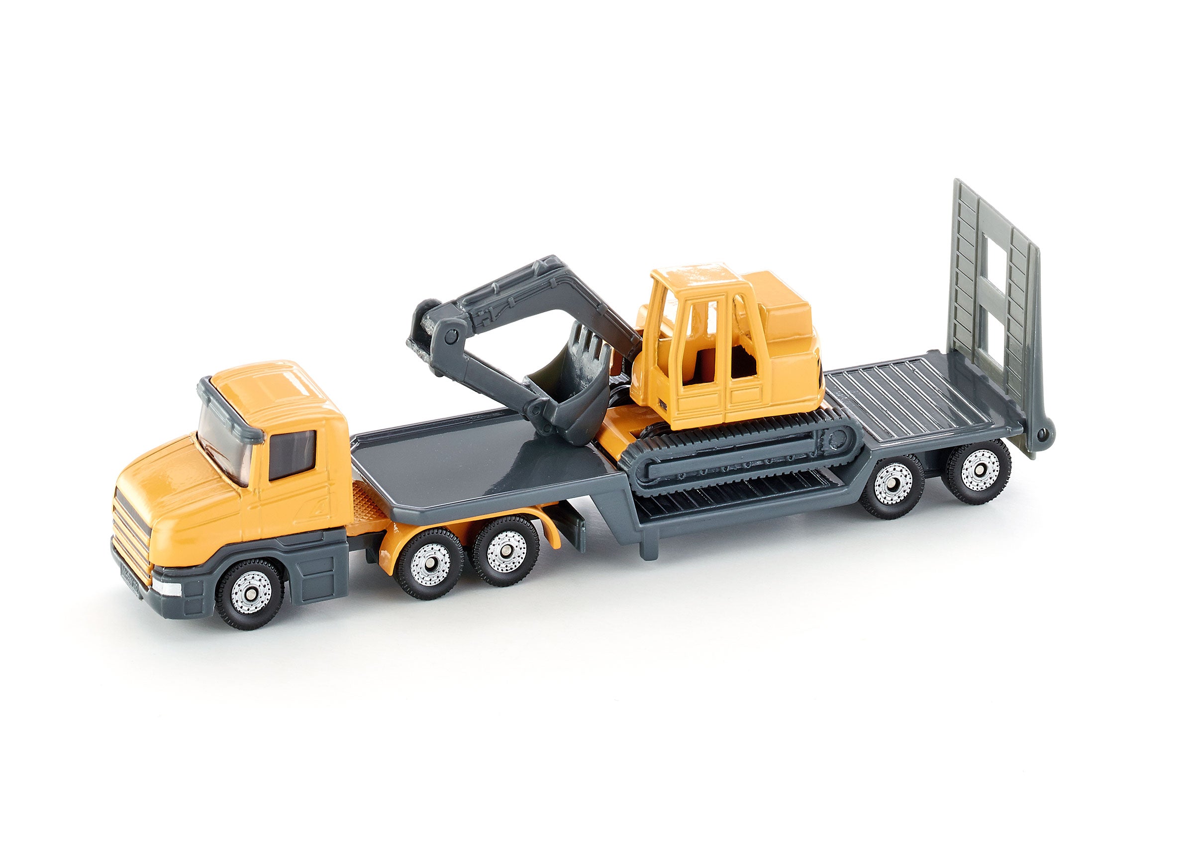Siku 1:87 Low Loader With Excavator