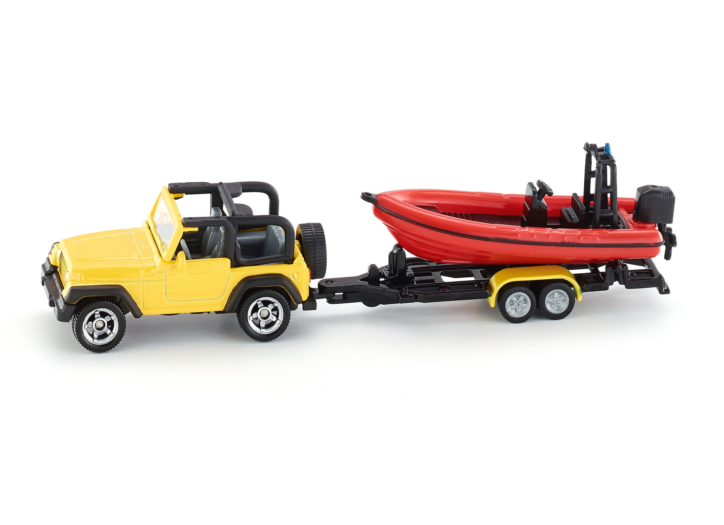 Siku 1:87 Jeep With boat