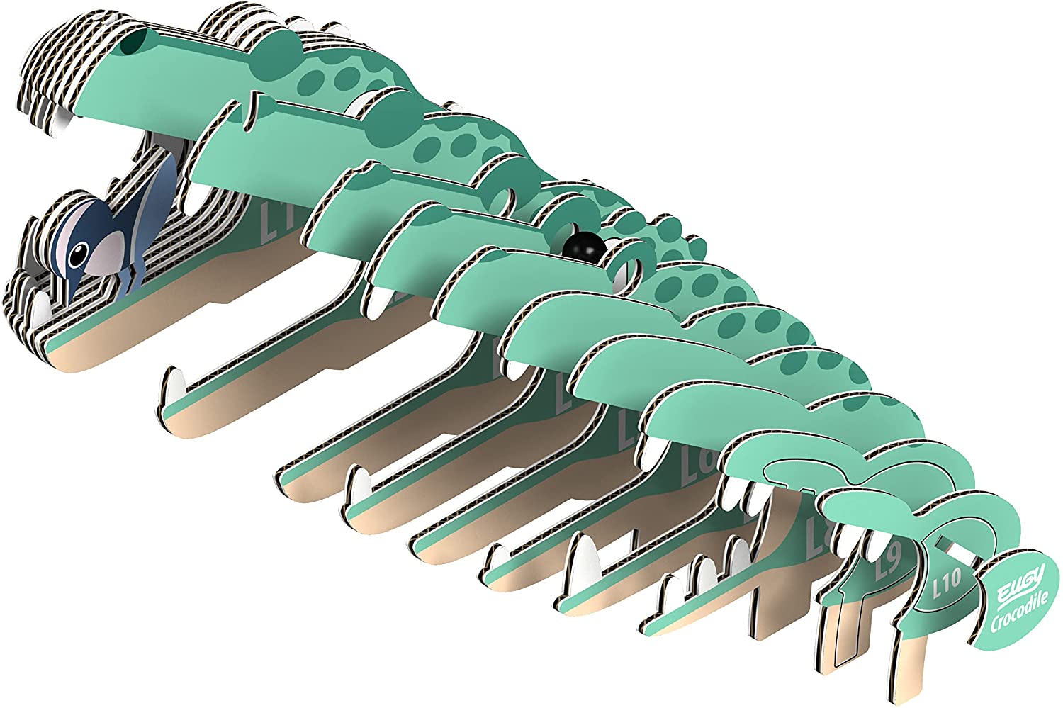 EUGY Crocodile 3D Puzzle