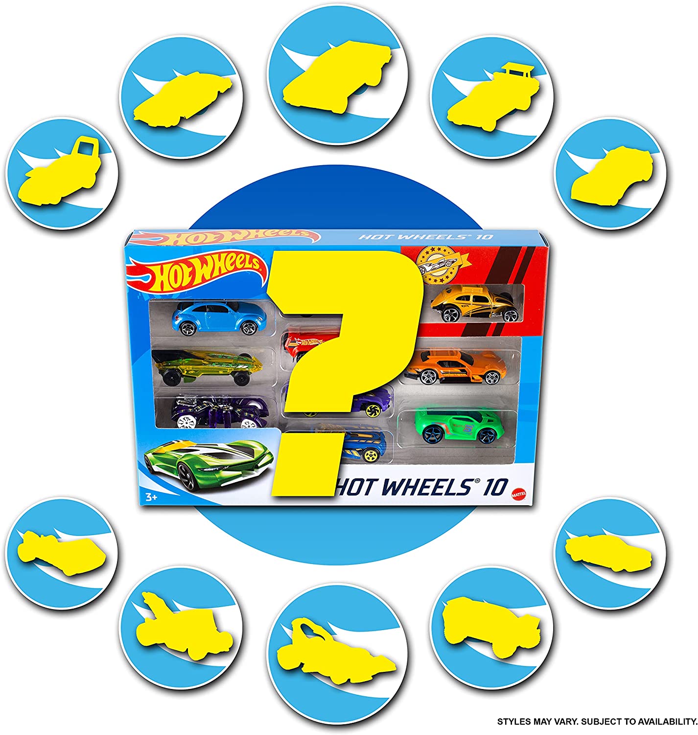 Hot Wheels 10 Car Gift Pack